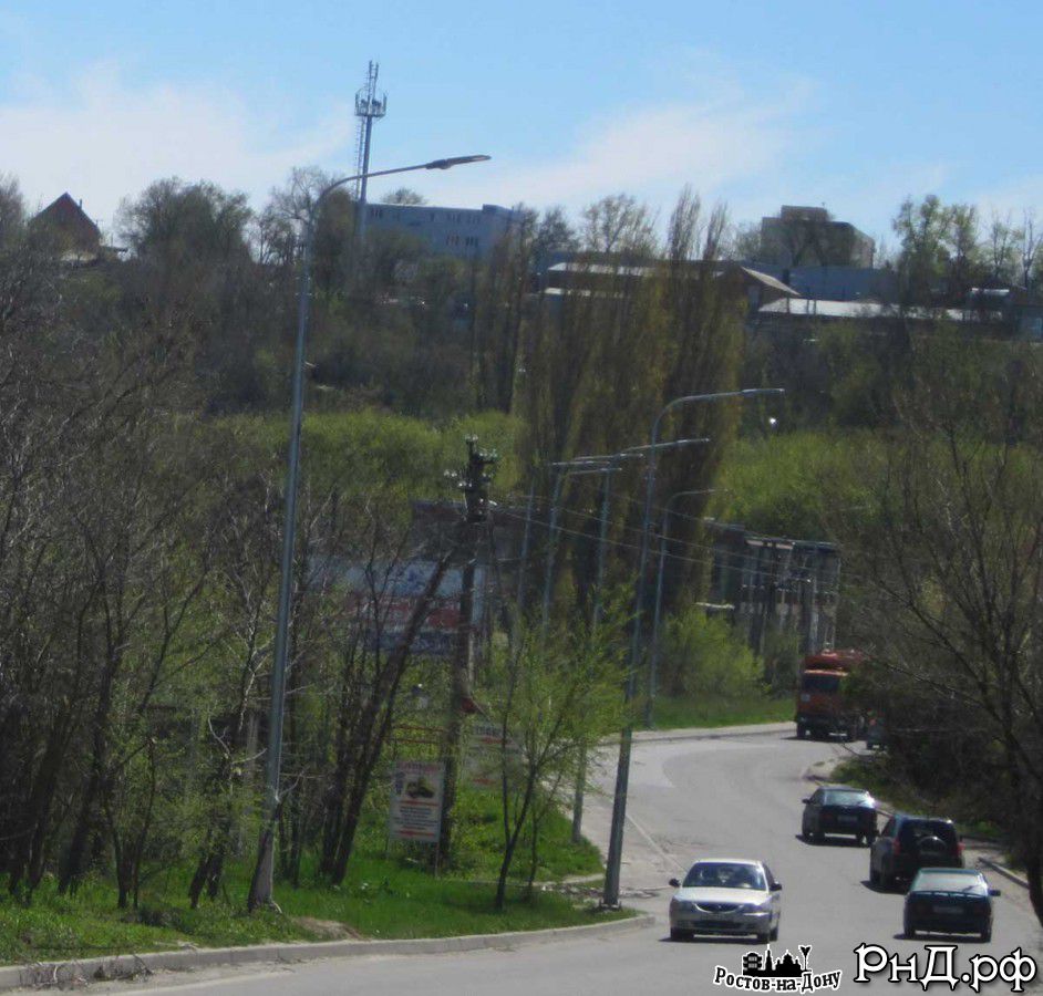 Участок дороги из Суворовского на Каменку с новыми столбами освещения